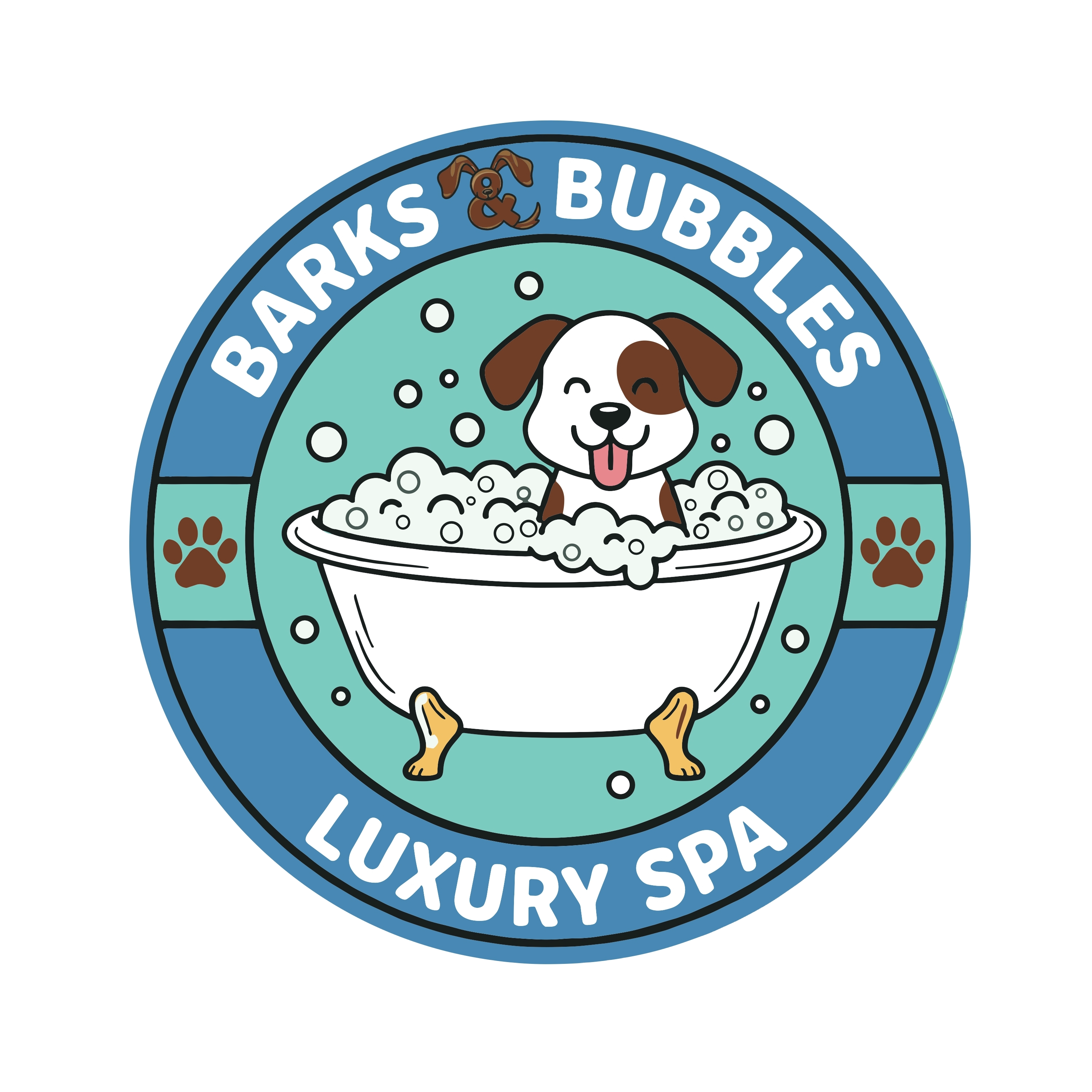 Barks And Bubbles Logo